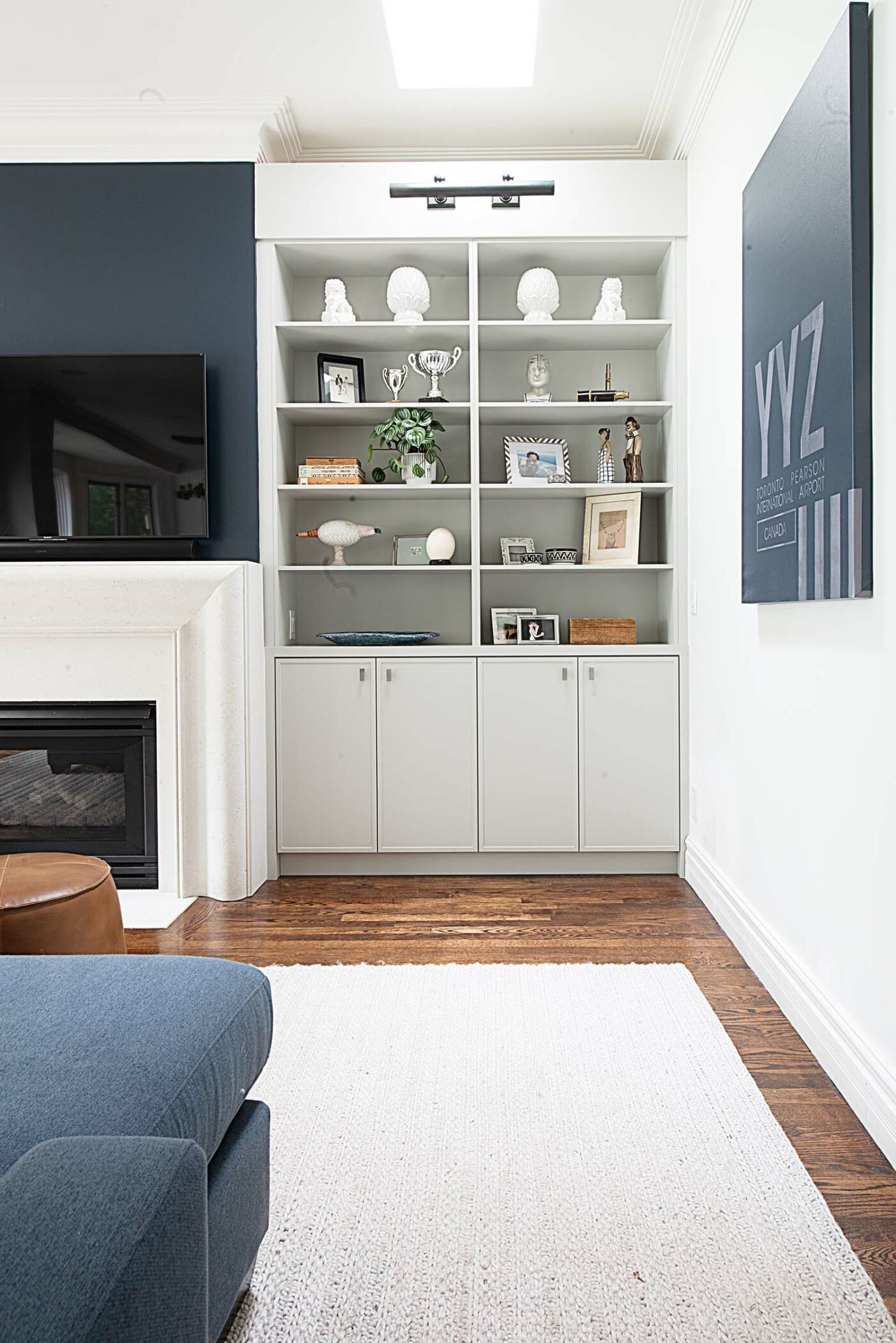 Leacrest Living Room After - Built Ins