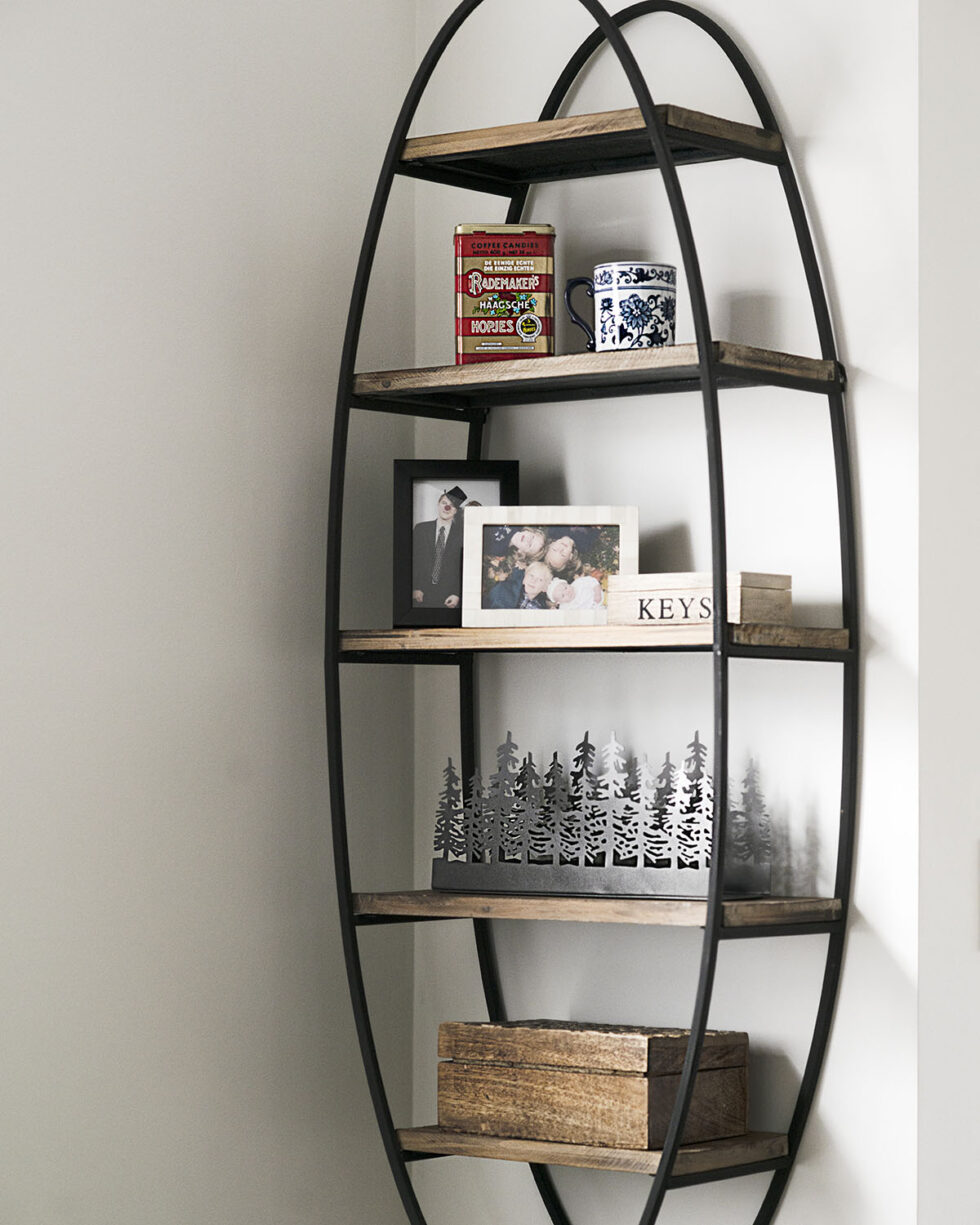 Monarch Park shelf & decor