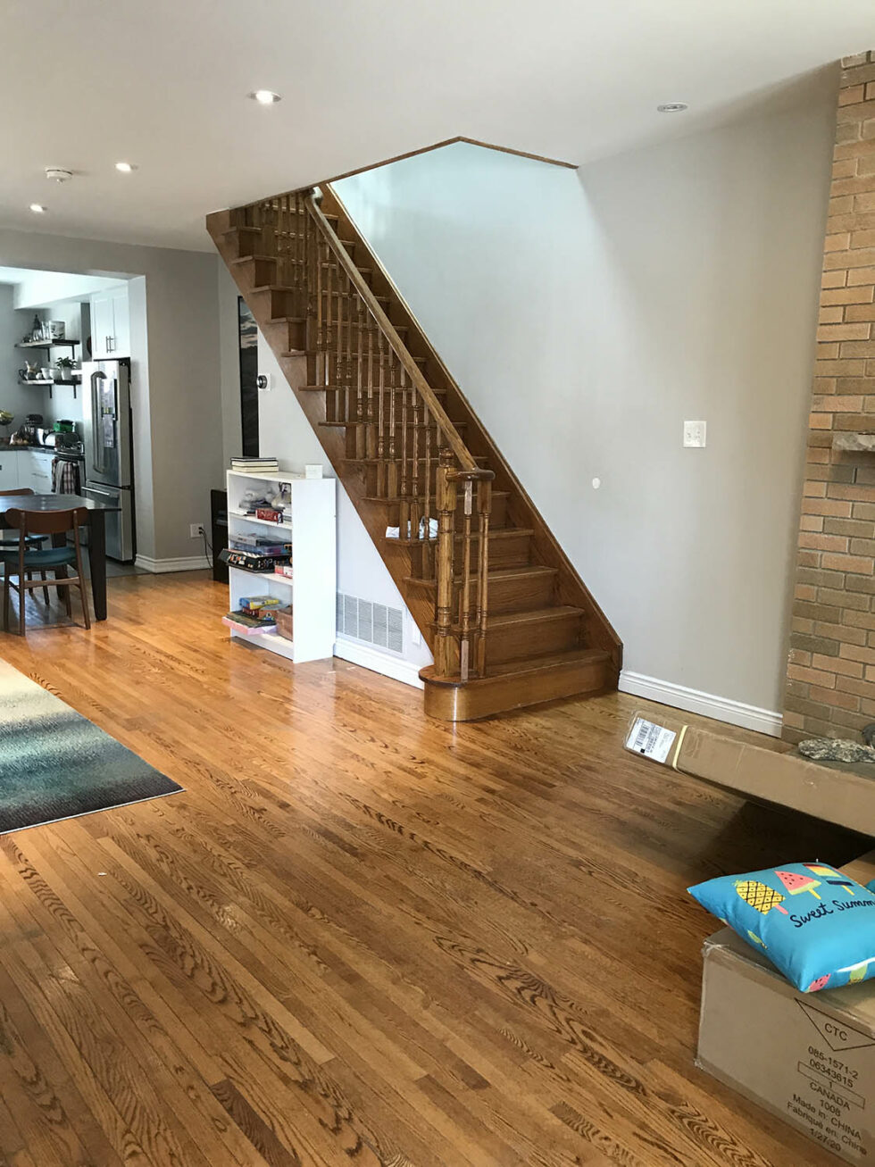 Monarch Park - Staircase Before