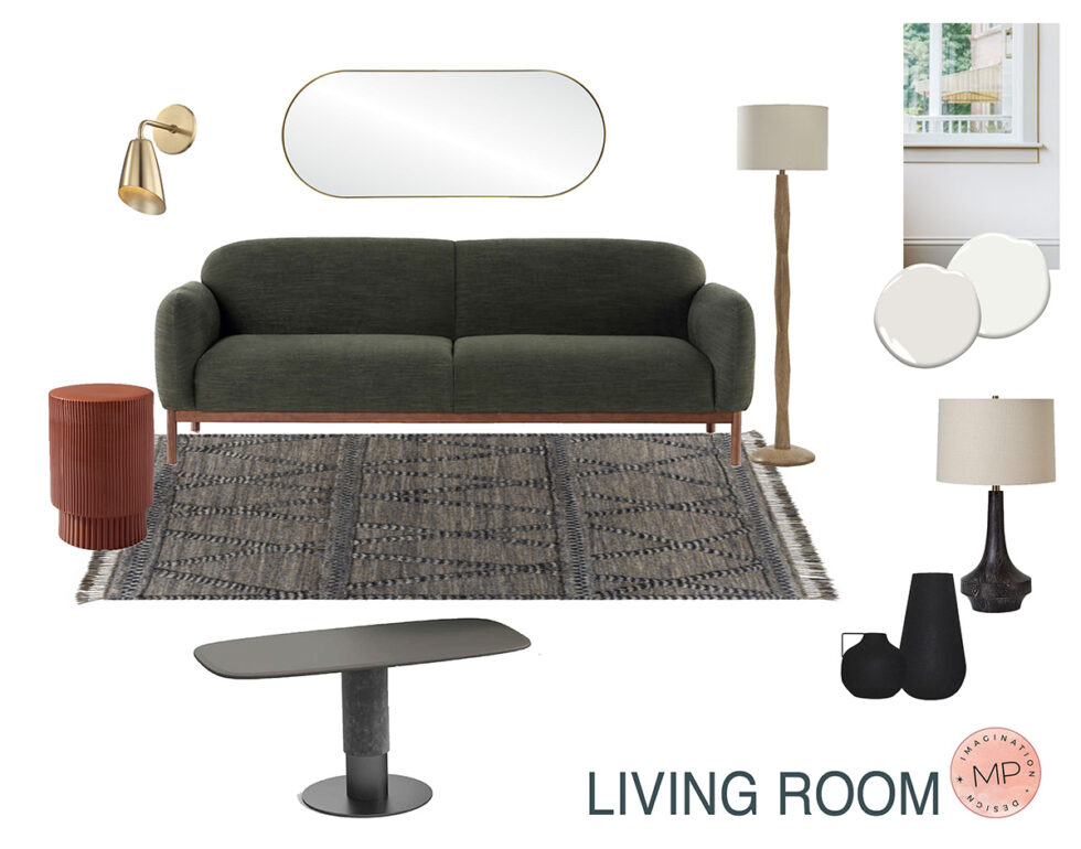 Aldridge Living Room - Design Board