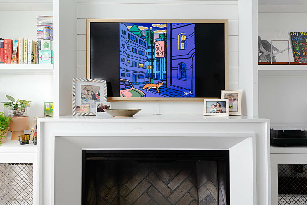 Aldridge Living Room Mantle