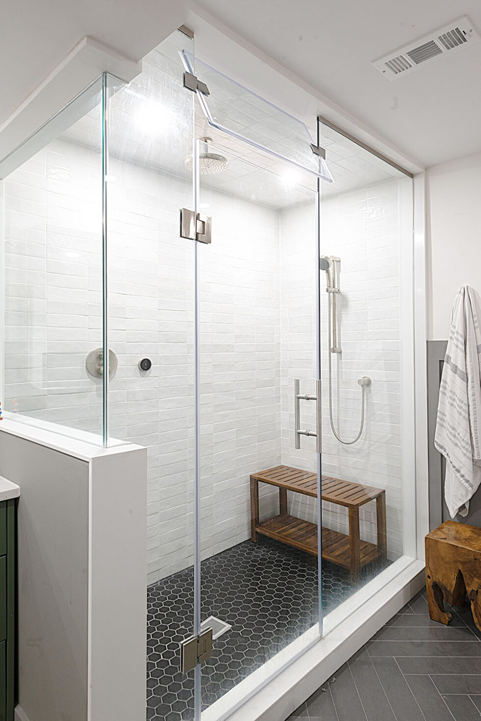 Keystone 2 - Basement Bathroom Glass Shower