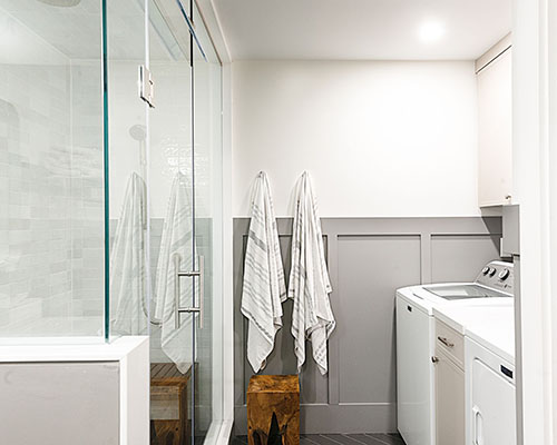 Keystone 2 - Basement Bathroom and Laundry