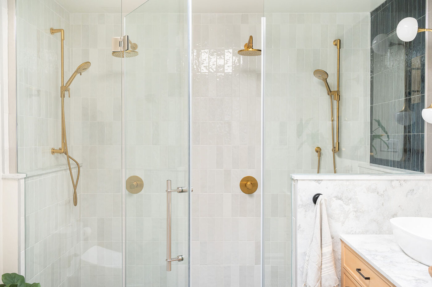 Leacrest Bathroom - Two Showers