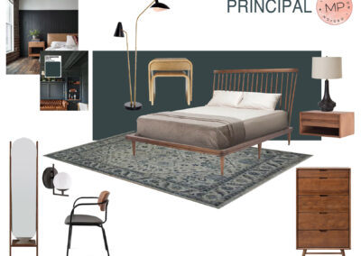 Bonnie Brae Principal Bedroom Design Board