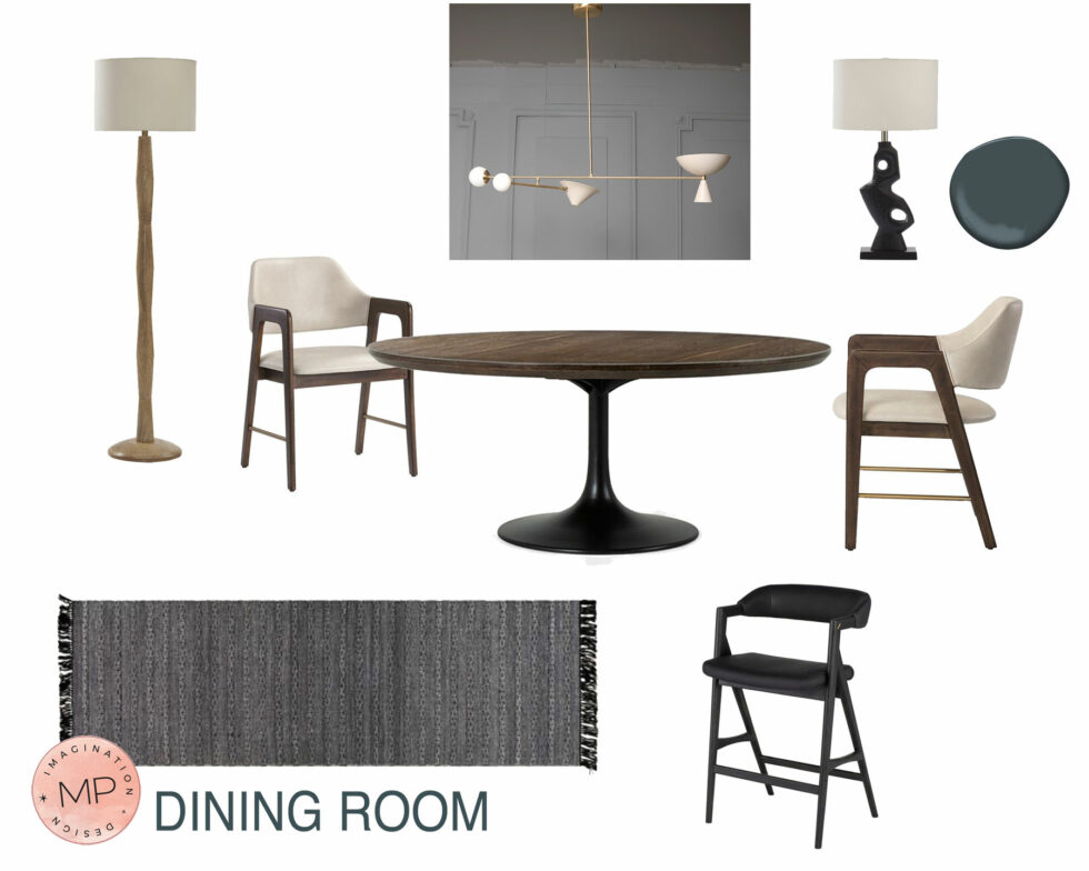 Silverbirch - Dining Room Design Board