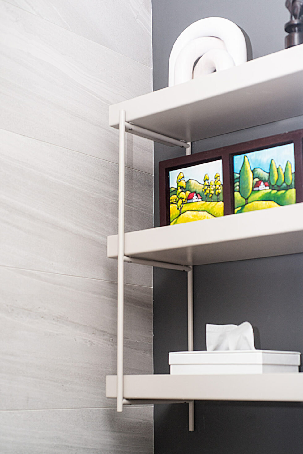 Silverbirch Library White Shelves