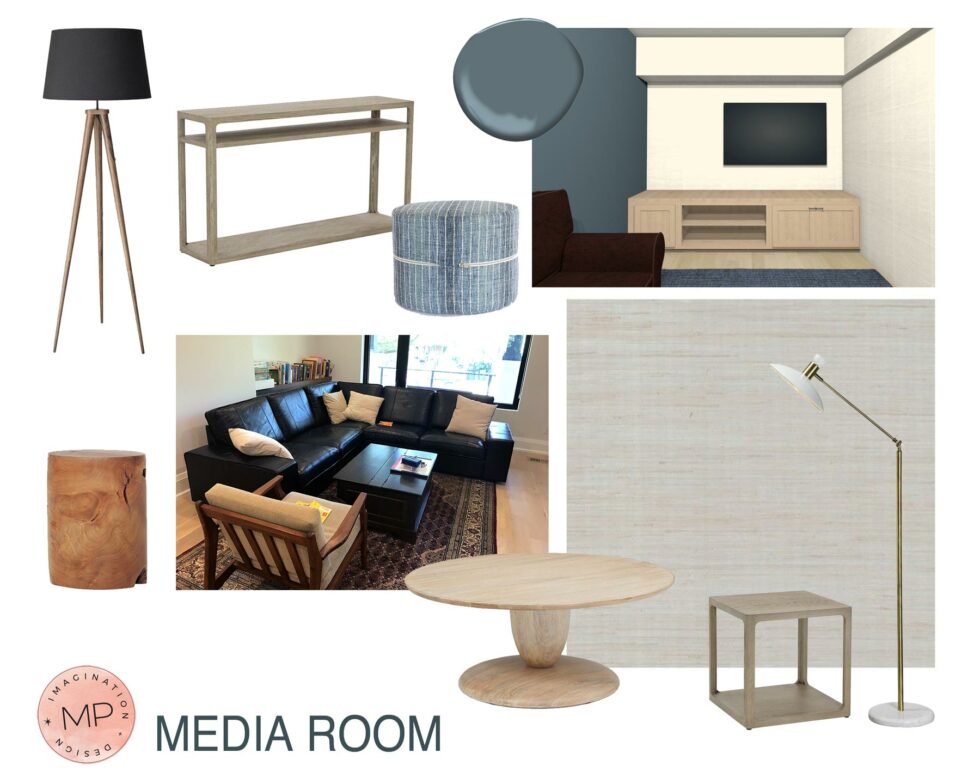 Silverbirch Media Room Design Board